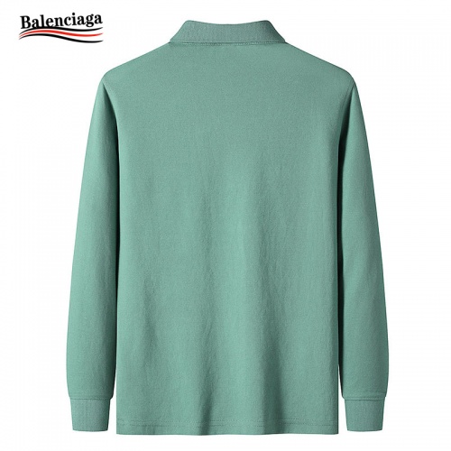 Replica Balenciaga T-Shirts Long Sleeved For Men #1034669 $38.00 USD for Wholesale