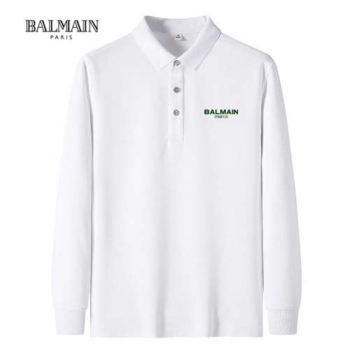 Balmain T-Shirts Long Sleeved For Men #1034674