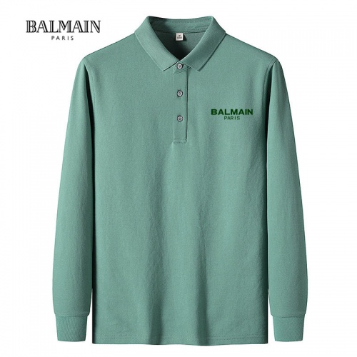 Balmain T-Shirts Long Sleeved For Men #1034676