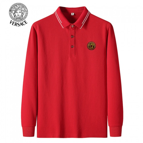 Versace T-Shirts Long Sleeved For Men #1034696 $38.00 USD, Wholesale Replica Versace T-Shirts