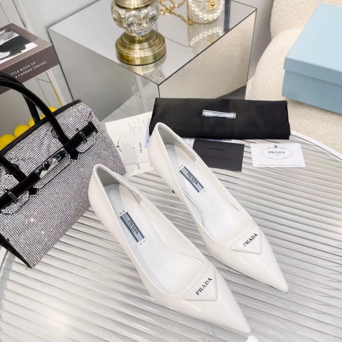 Replica Prada High-heeled Shoes For Women #1035042 $100.00 USD for Wholesale