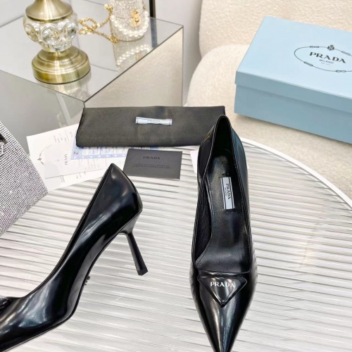Replica Prada High-heeled Shoes For Women #1035044 $100.00 USD for Wholesale