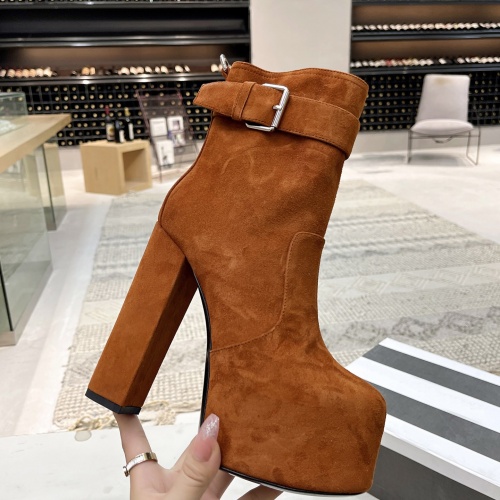 Replica Yves Saint Laurent Boots For Women #1035045 $145.00 USD for Wholesale