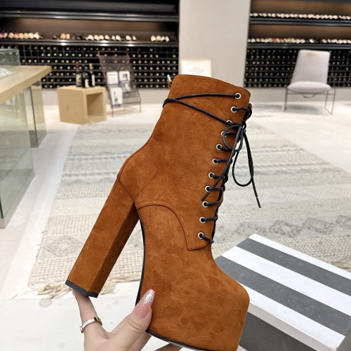 Replica Yves Saint Laurent Boots For Women #1035051 $145.00 USD for Wholesale