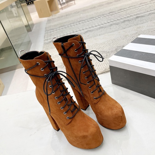 Replica Yves Saint Laurent Boots For Women #1035051 $145.00 USD for Wholesale
