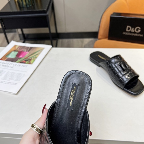 Replica Dolce & Gabbana D&G Slippers For Women #1035205 $82.00 USD for Wholesale
