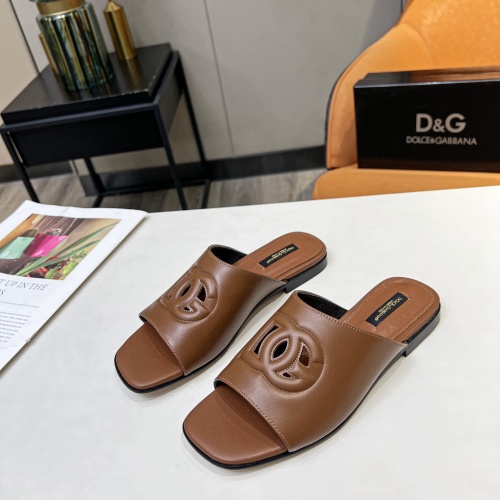 Replica Dolce & Gabbana D&G Slippers For Women #1035208 $82.00 USD for Wholesale