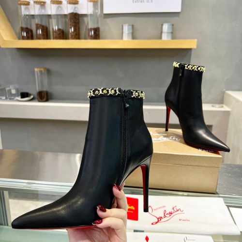 Replica Christian Louboutin Boots For Women #1035347 $150.00 USD for Wholesale