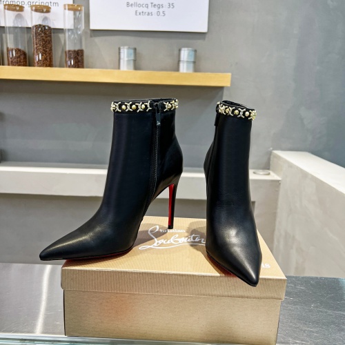Replica Christian Louboutin Boots For Women #1035347 $150.00 USD for Wholesale