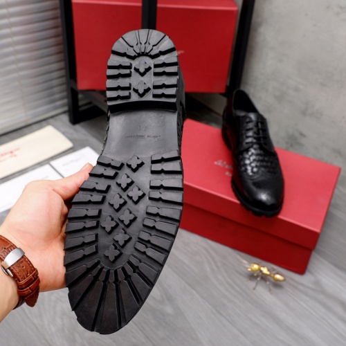 Replica Salvatore Ferragamo Leather Shoes For Men #1035393 $80.00 USD for Wholesale