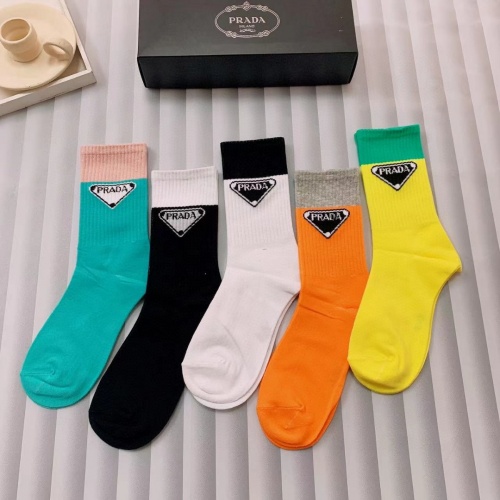 Replica Prada Socks #1035541 $27.00 USD for Wholesale