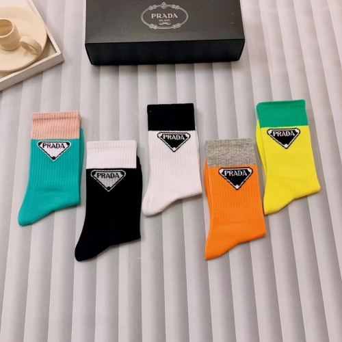 Replica Prada Socks #1035541 $27.00 USD for Wholesale
