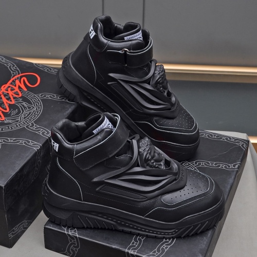 Replica Versace High Tops Shoes For Men #1035750 $105.00 USD for Wholesale