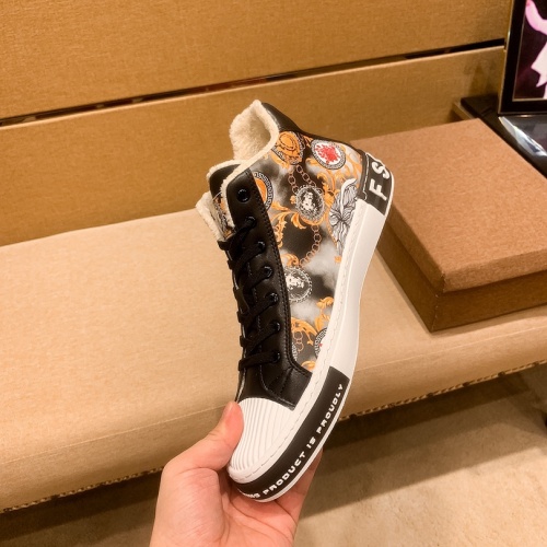 Replica Versace High Tops Shoes For Men #1035754 $82.00 USD for Wholesale