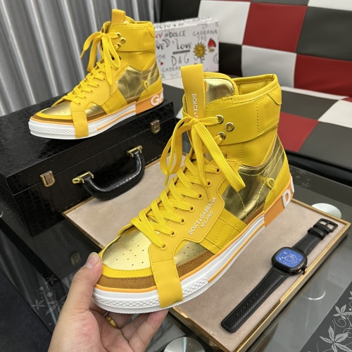 D&amp;G High Top Shoes For Men #1035796 $92.00 USD, Wholesale Replica D&amp;G High Top Shoes