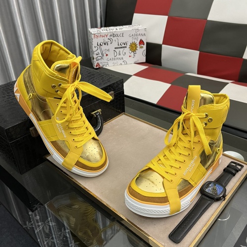 Replica D&G High Top Shoes For Men #1035796 $92.00 USD for Wholesale