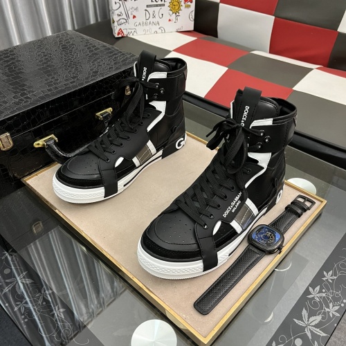 Replica D&G High Top Shoes For Men #1035797 $92.00 USD for Wholesale