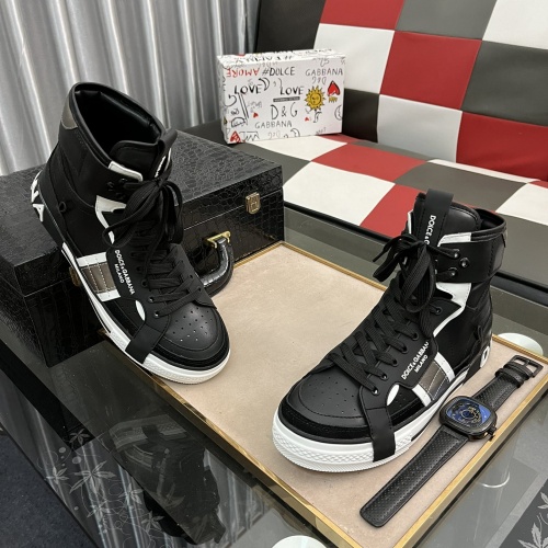 Replica D&G High Top Shoes For Men #1035797 $92.00 USD for Wholesale