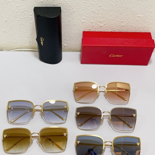 Replica Cartier AAA Quality Sunglassess #1036137 $52.00 USD for Wholesale