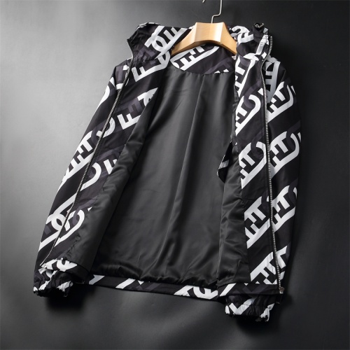 Replica Fendi Jackets Long Sleeved For Men #1036198 $72.00 USD for Wholesale