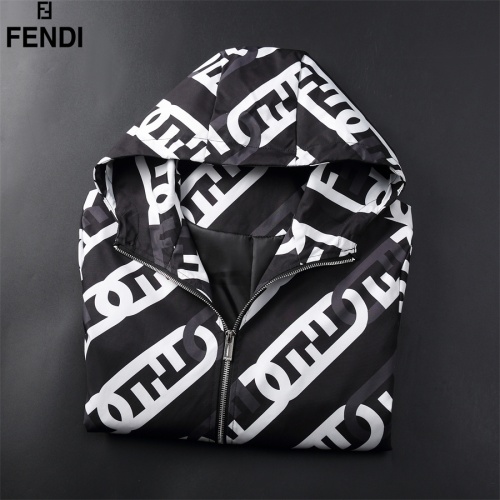 Replica Fendi Jackets Long Sleeved For Men #1036198 $72.00 USD for Wholesale