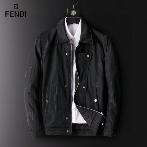 Fendi Jackets Long Sleeved For Men #1036230 $72.00 USD, Wholesale Replica Fendi Jackets