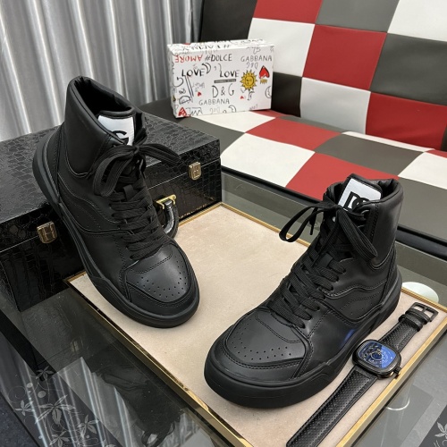 Replica D&G High Top Shoes For Men #1036401 $92.00 USD for Wholesale