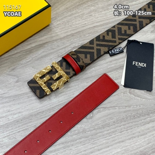 Replica Fendi AAA Quality Belts For Men #1036425 $60.00 USD for Wholesale