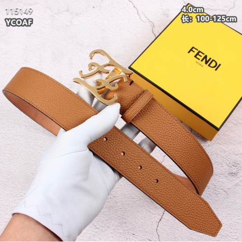 Replica Fendi AAA Quality Belts For Men #1036434 $64.00 USD for Wholesale