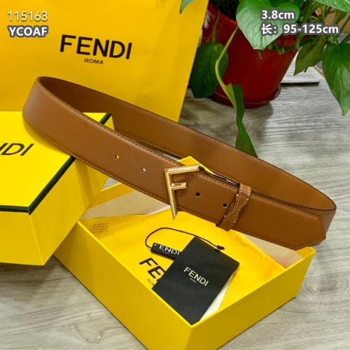 Replica Fendi AAA Quality Belts For Men #1036440 $64.00 USD for Wholesale