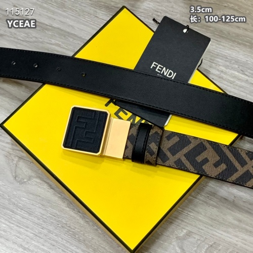 Replica Fendi AAA Quality Belts For Men #1036447 $60.00 USD for Wholesale