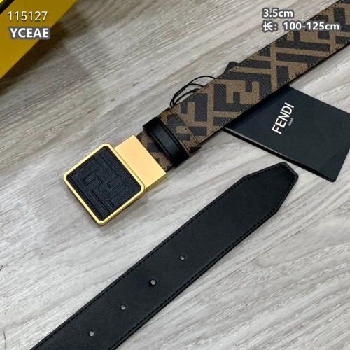 Replica Fendi AAA Quality Belts For Men #1036447 $60.00 USD for Wholesale