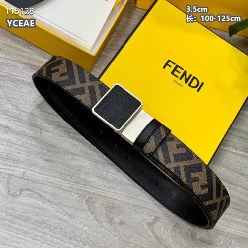 Replica Fendi AAA Quality Belts For Men #1036448 $60.00 USD for Wholesale