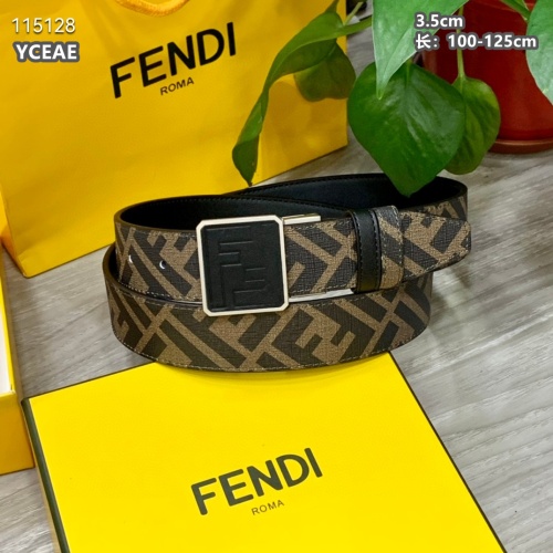 Replica Fendi AAA Quality Belts For Men #1036448 $60.00 USD for Wholesale
