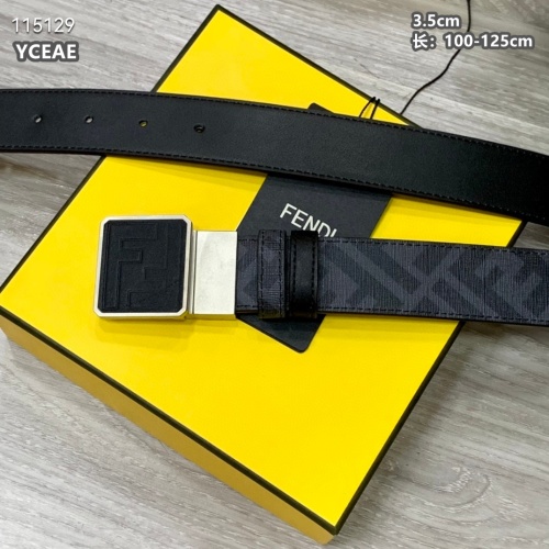Replica Fendi AAA Quality Belts For Men #1036449 $60.00 USD for Wholesale
