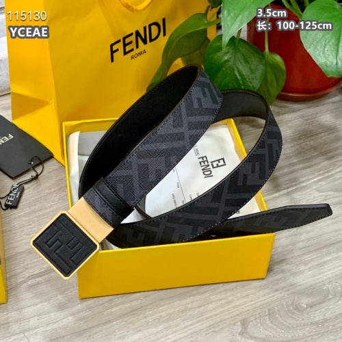 Replica Fendi AAA Quality Belts For Men #1036450 $60.00 USD for Wholesale
