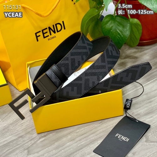 Replica Fendi AAA Quality Belts For Men #1036451 $60.00 USD for Wholesale