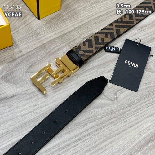 Replica Fendi AAA Quality Belts For Men #1036453 $60.00 USD for Wholesale