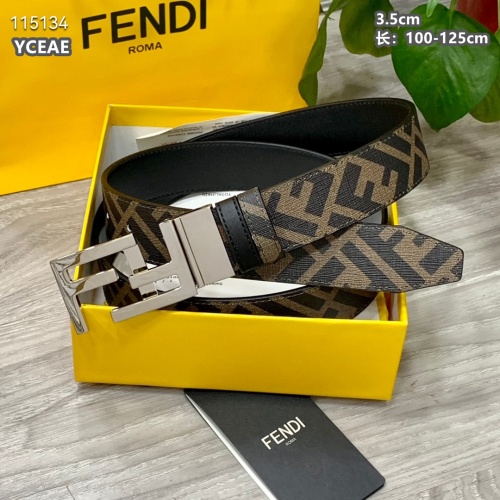 Replica Fendi AAA Quality Belts For Men #1036454 $60.00 USD for Wholesale