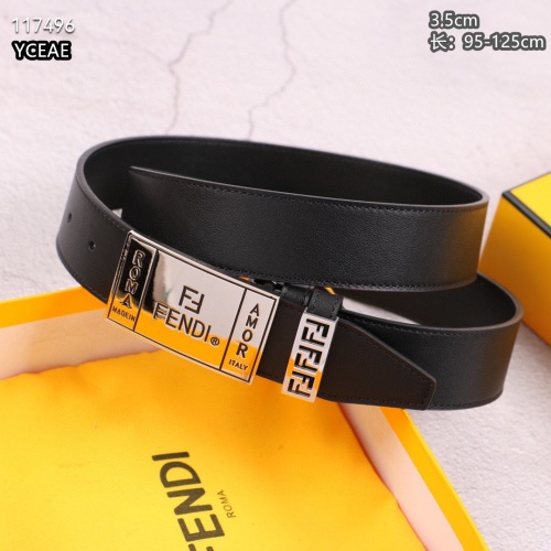 Replica Fendi AAA Quality Belts For Men #1036455 $60.00 USD for Wholesale