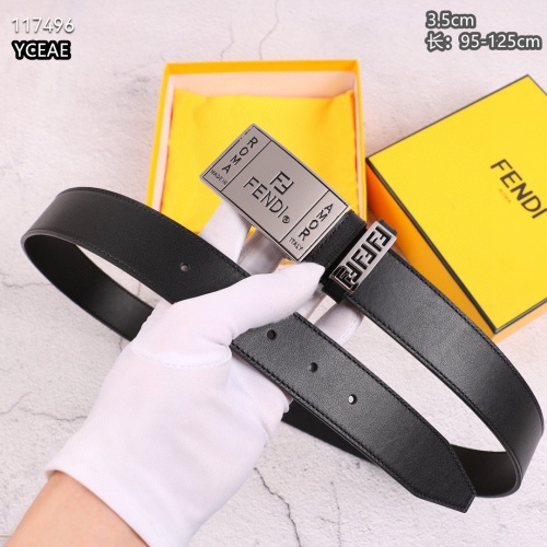 Replica Fendi AAA Quality Belts For Men #1036455 $60.00 USD for Wholesale