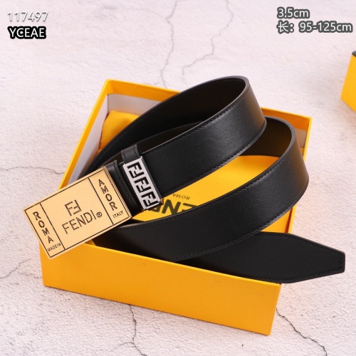 Replica Fendi AAA Quality Belts For Men #1036456 $60.00 USD for Wholesale