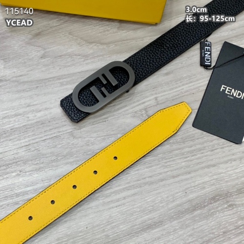 Replica Fendi AAA Quality Belts For Men #1036459 $56.00 USD for Wholesale