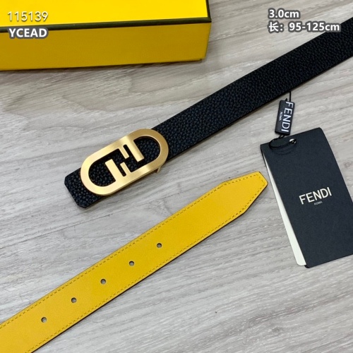 Replica Fendi AAA Quality Belts For Men #1036460 $56.00 USD for Wholesale