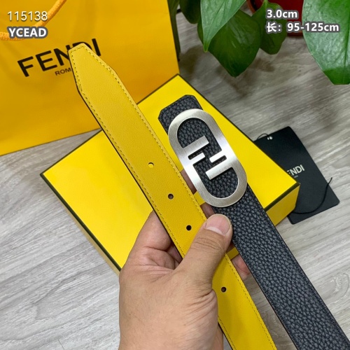 Replica Fendi AAA Quality Belts For Men #1036461 $56.00 USD for Wholesale