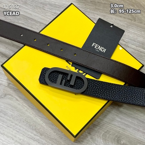 Replica Fendi AAA Quality Belts For Men #1036462 $56.00 USD for Wholesale