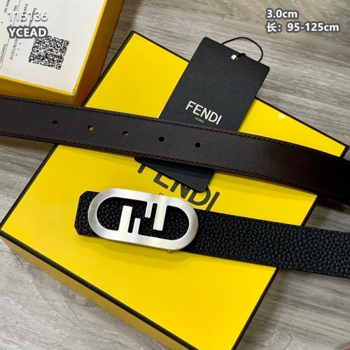 Replica Fendi AAA Quality Belts For Men #1036463 $56.00 USD for Wholesale
