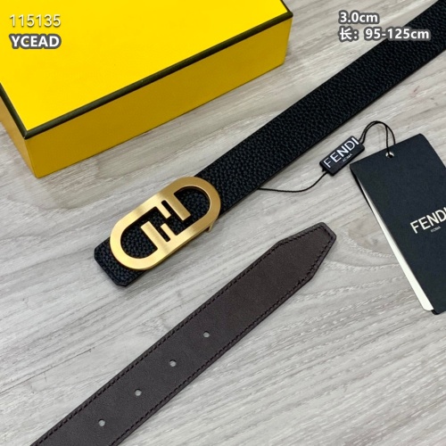 Replica Fendi AAA Quality Belts For Men #1036464 $56.00 USD for Wholesale