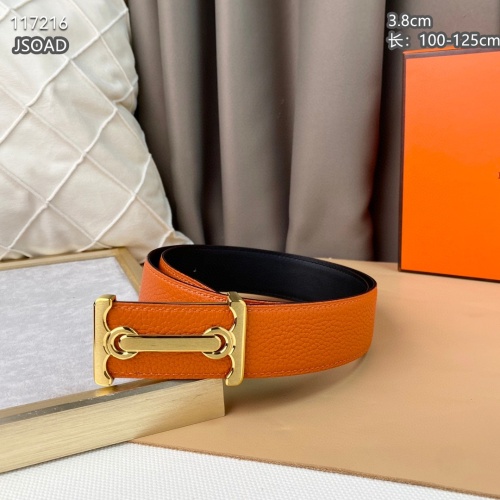 Replica Hermes AAA Quality Belts For Men #1036687 $56.00 USD for Wholesale
