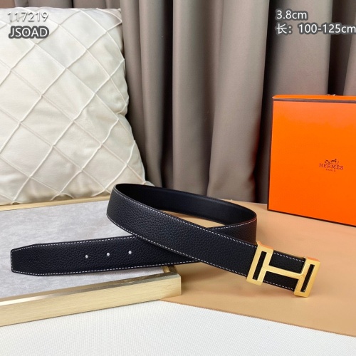 Replica Hermes AAA Quality Belts For Men #1036691 $56.00 USD for Wholesale